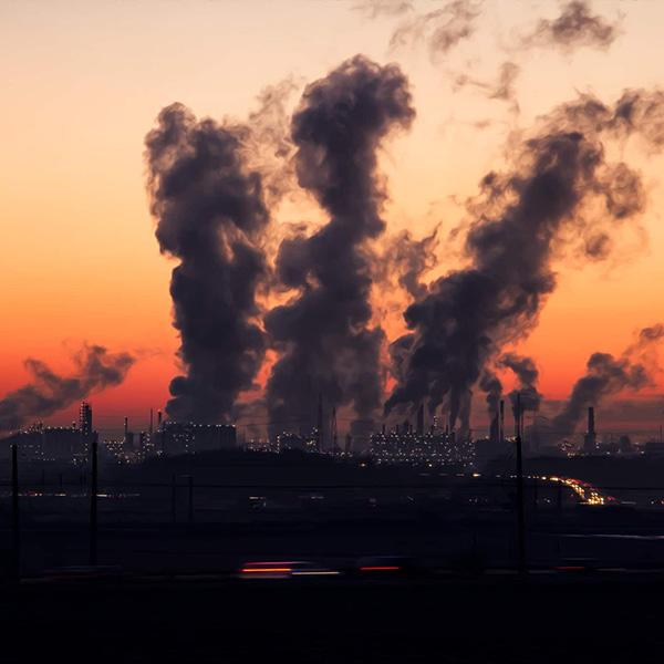 Industry Sunset Pollution